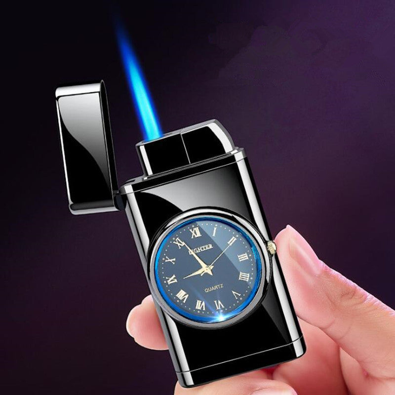 LED Watch + Windproof Lighter Combo