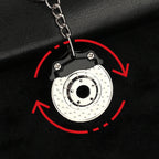 Rotating Brake Disc Keychain