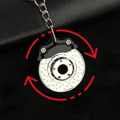 Rotating Brake Disc Keychain
