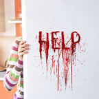 Bloody “HELP” Horror Wall Sticker