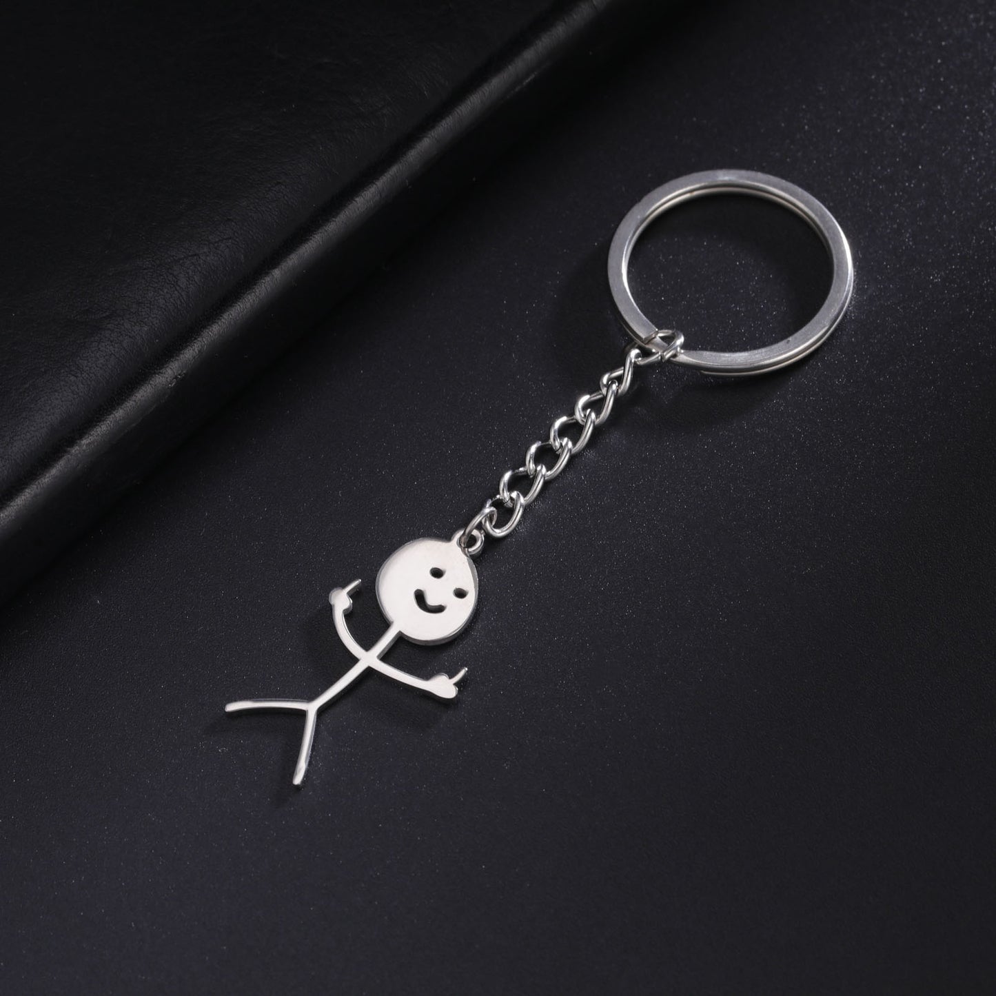 F#$! U Smiling Face Keychain