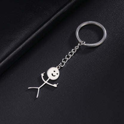F#$! U Smiling Face Keychain