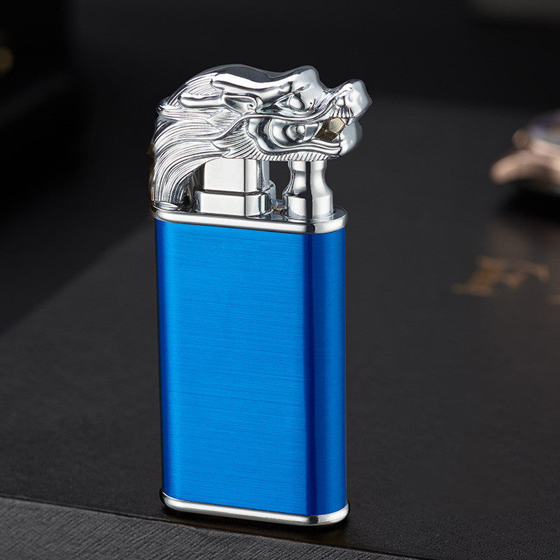 Metal Butane Lighter – Dual Flame Design