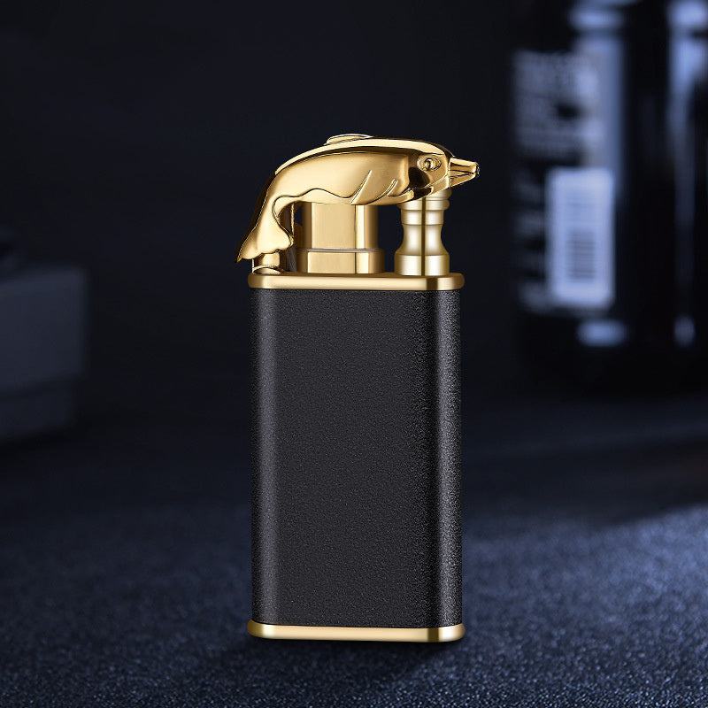 Metal Butane Lighter – Dual Flame Design