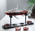High Borosilicate Shark Decanter + Glasses