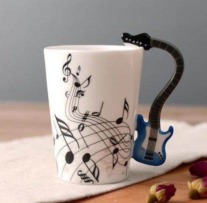 Musical Handle Coffee Cup
