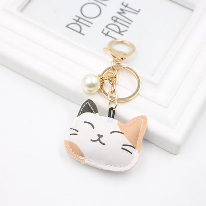 Cotton-Filled Kitten Keychain