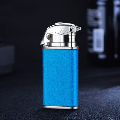 Metal Butane Lighter – Dual Flame Design