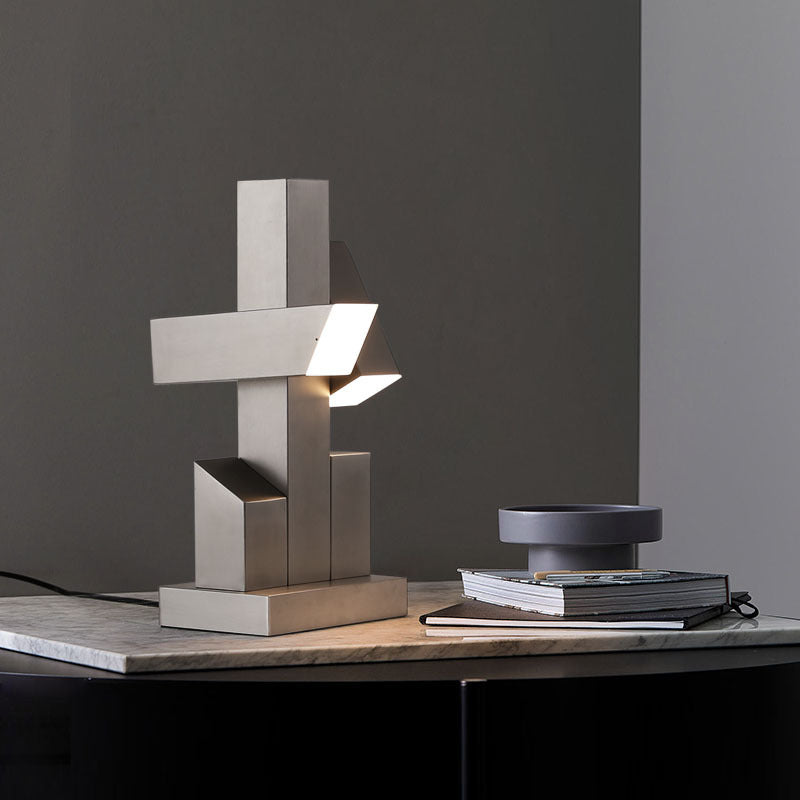 Modern Sculptural Bauhaus LED Lamp