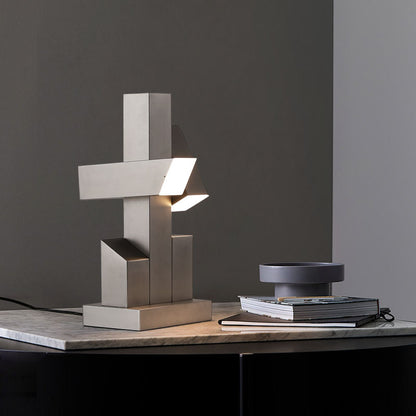 Modern Sculptural Bauhaus LED Lamp