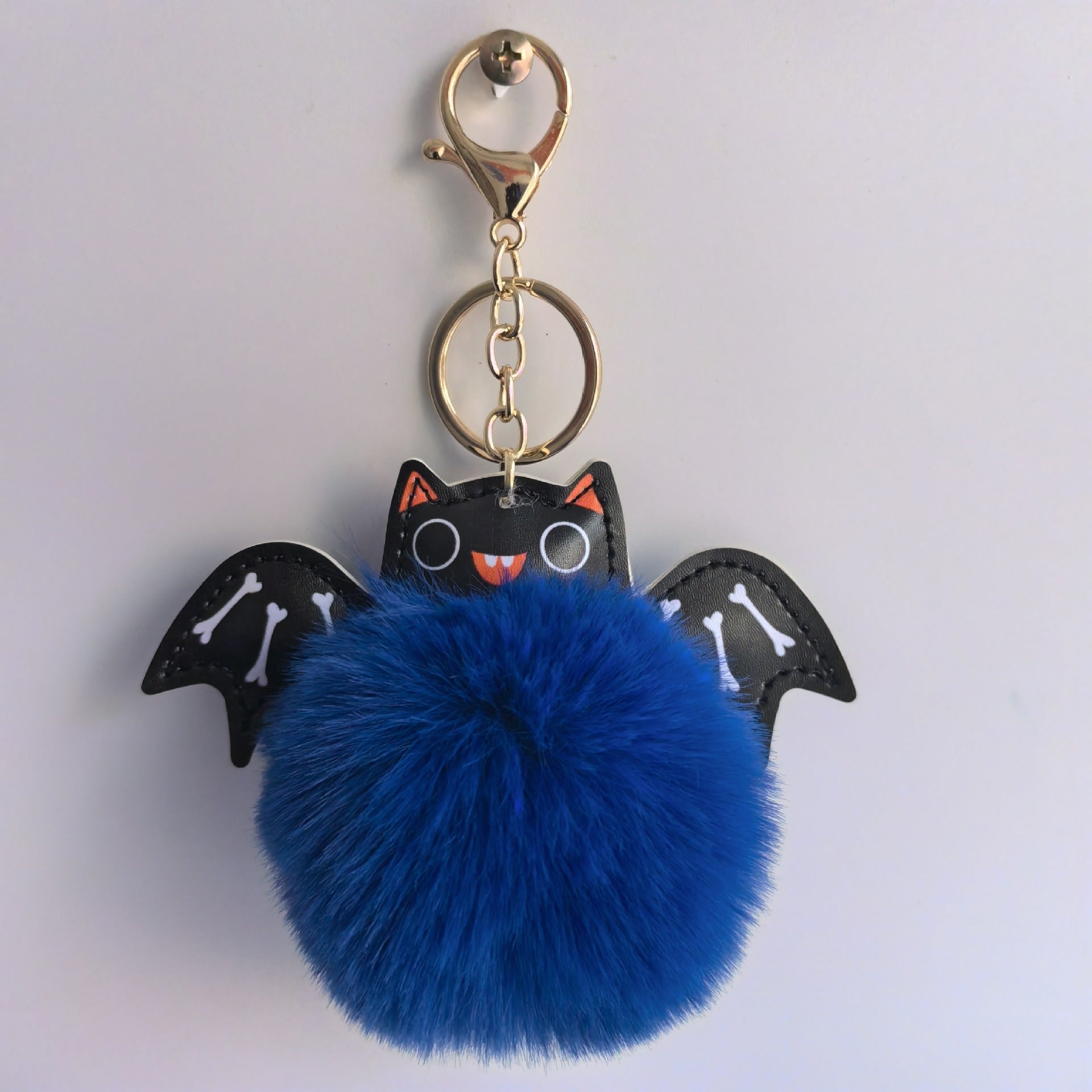 Fluffy Bat Keychain