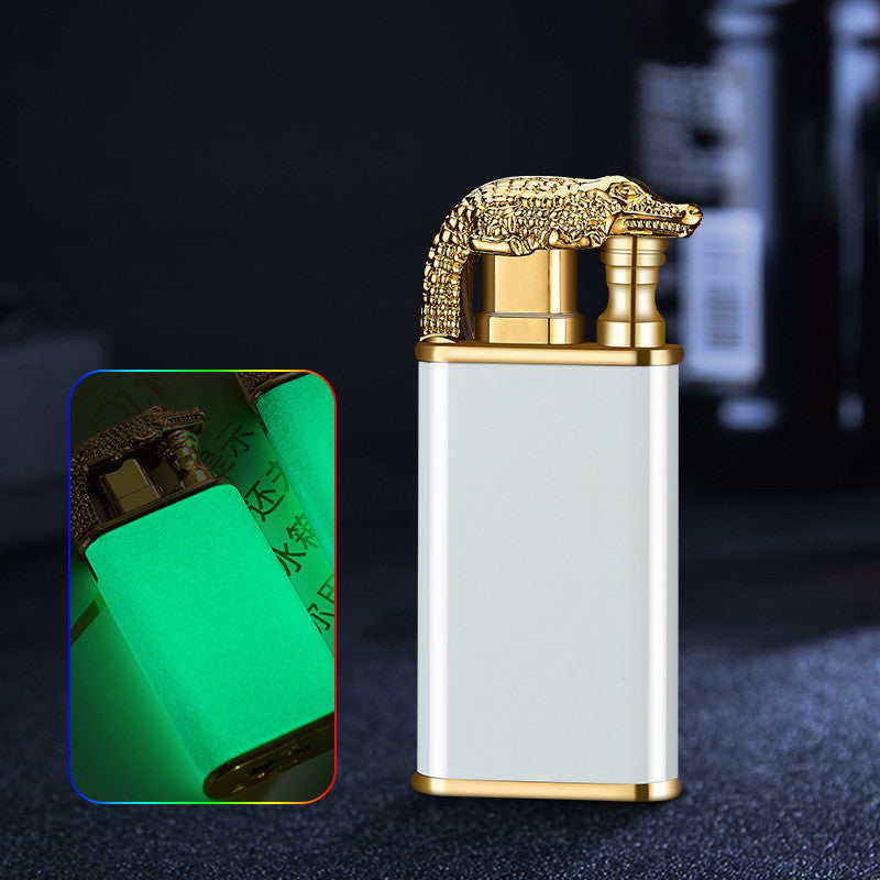 Metal Butane Lighter – Dual Flame Design