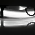 Nylon White LED Light Pet Safety Collar