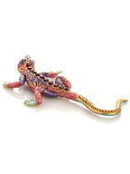 Purple Lizard Jewelry Trinket Box-4