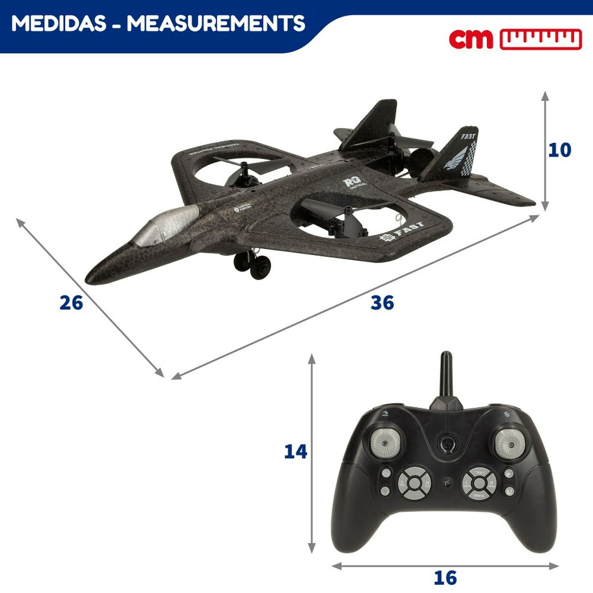 Radio control Helicopter Colorbaby (2 Units)-3