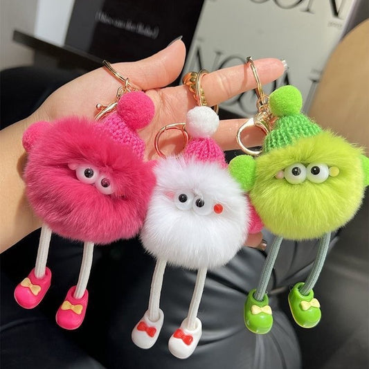 Long Feet Cute Plush Keychain