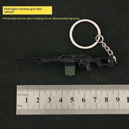 Metal Guns Keychains