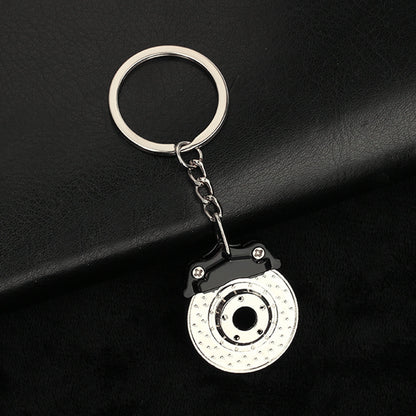 Rotating Brake Disc Keychain