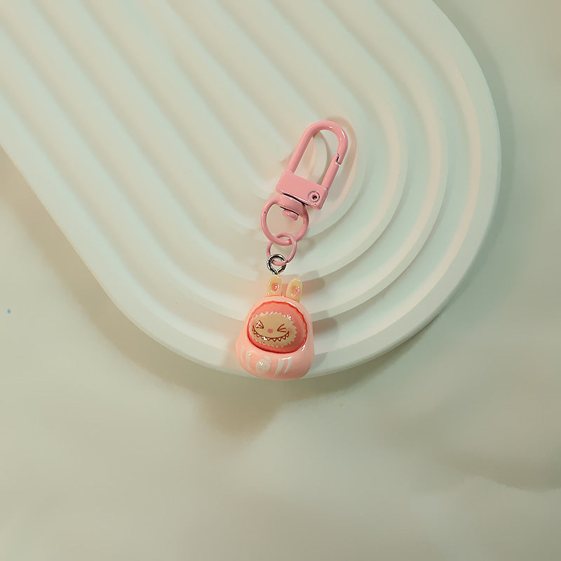 Cartoon Dolls Resin Keychains