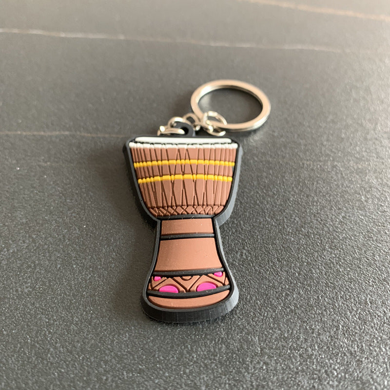 Musical Instruments Silicone Keychains