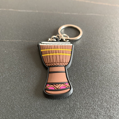 Musical Instruments Silicone Keychains