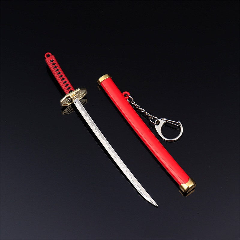 Mini Samurai Sword with Sheath Key Charm