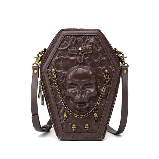 Dark Style Coffin Shoulder Bag