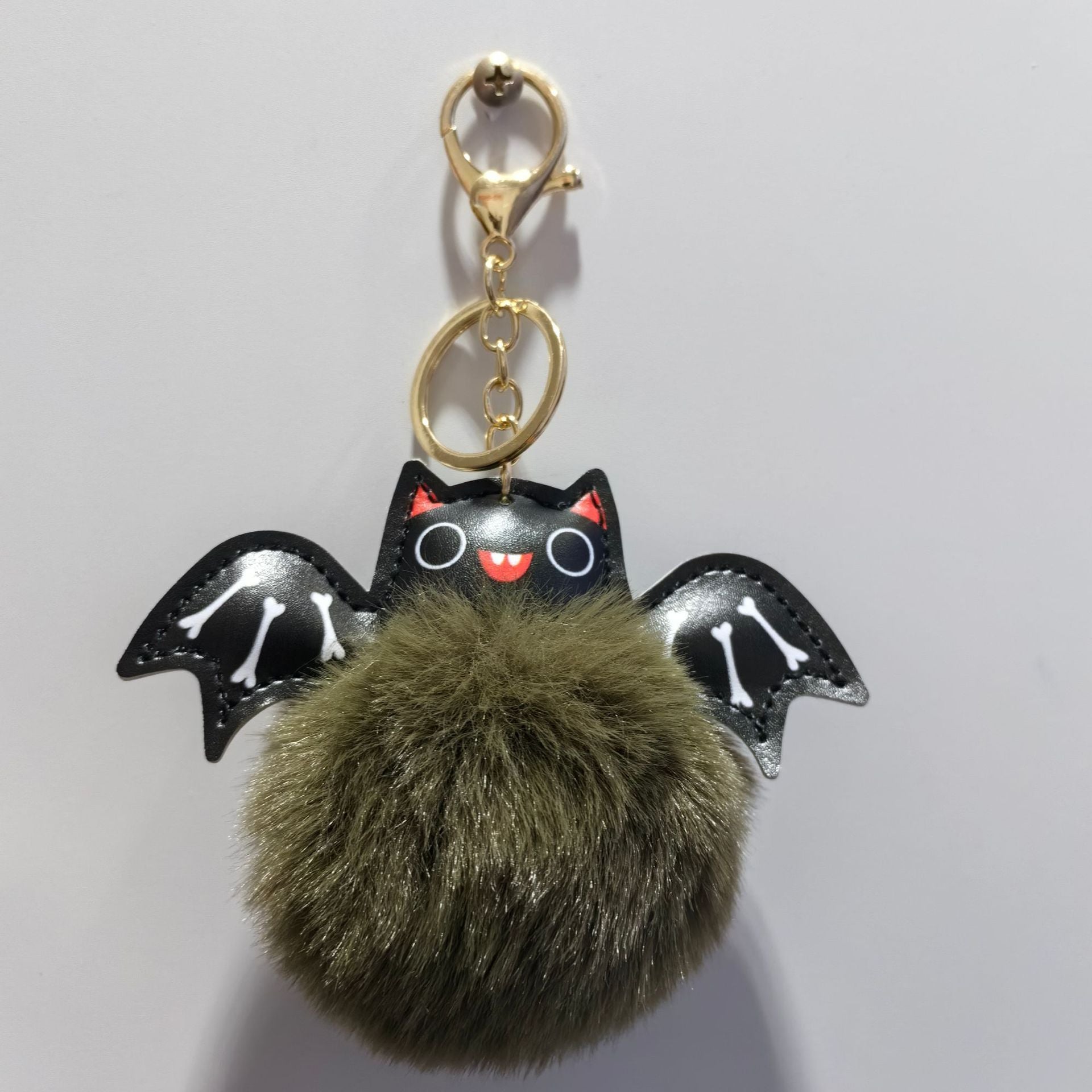 Fluffy Bat Keychain