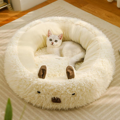 Cozy Alpaca Cat & Dog Nest