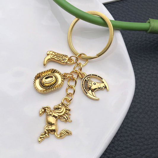 Western Spirit Cowboy Keychain