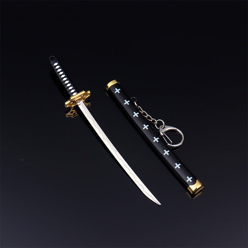 Mini Samurai Sword with Sheath Key Charm