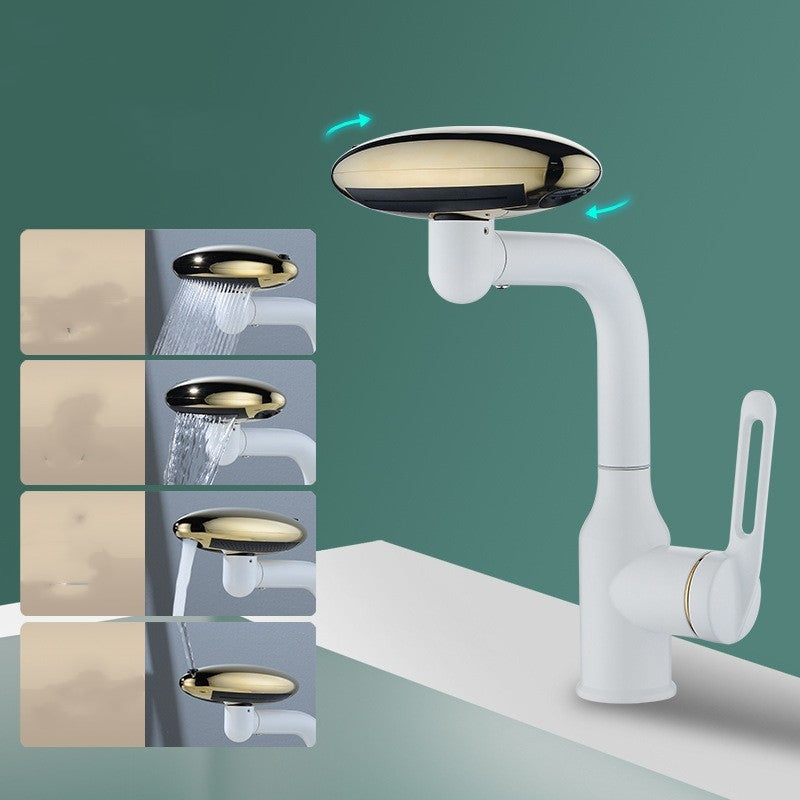Rotating Four-Mode Faucet
