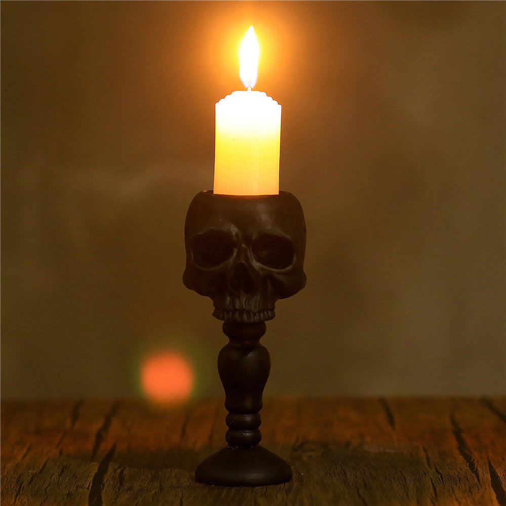 Skull Column Candlestick