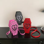 Spider Heart Coffin Crossbody