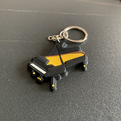 Musical Instruments Silicone Keychains
