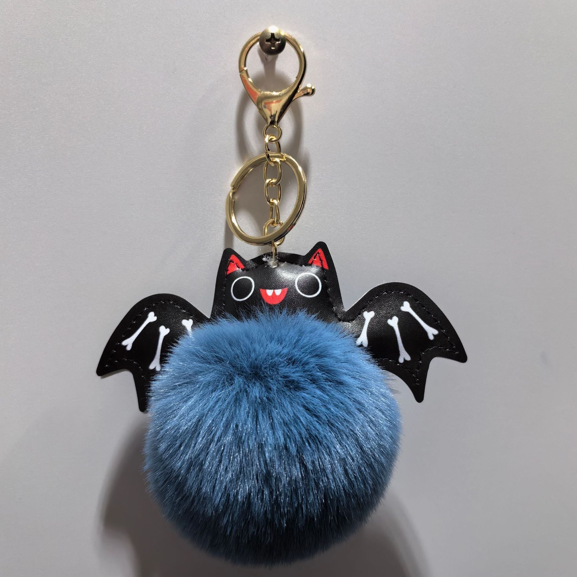 Fluffy Bat Keychain