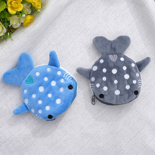 Cute Cartoon Shark Coin Purse