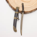 Alloy Ancient Sword Replica Keychain