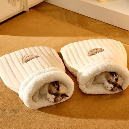 Cozy Fleece Cat Sleeping Sack