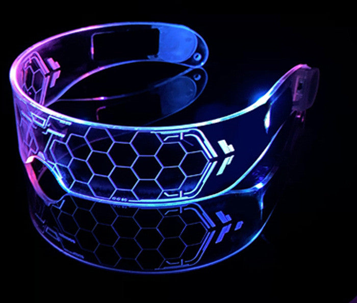 CyberGlow LED Rave Festival Acrylic Glasses