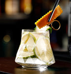 Diamond Cut Cocktail Glass