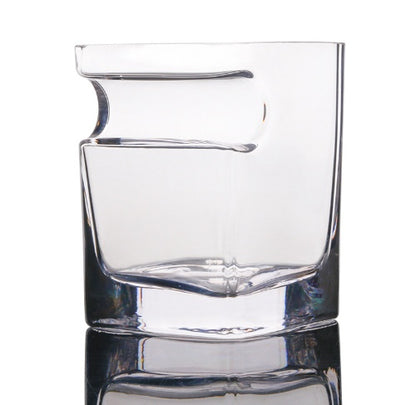 Cigar‑Slot Whisky Glass