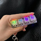RGB Mechanical Keyboard Fidget Keychain
