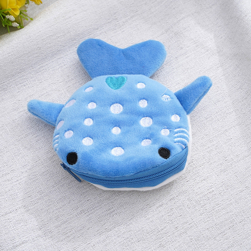 Cute Cartoon Shark Coin Purse