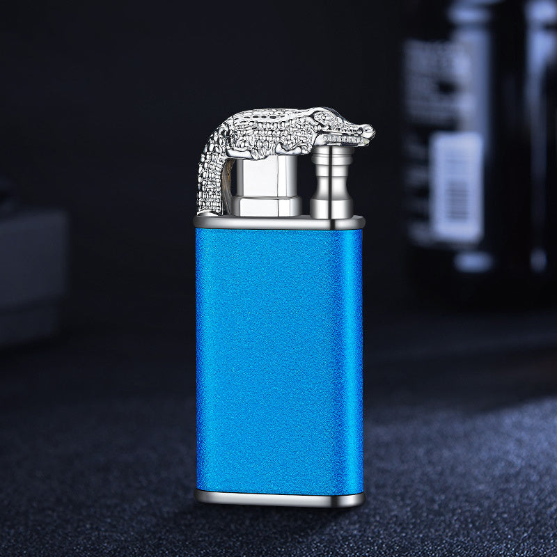 Metal Butane Lighter – Dual Flame Design