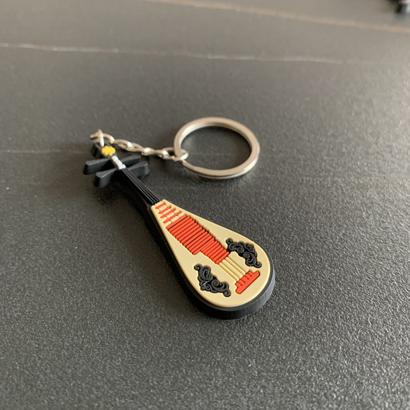 Musical Instruments Silicone Keychains