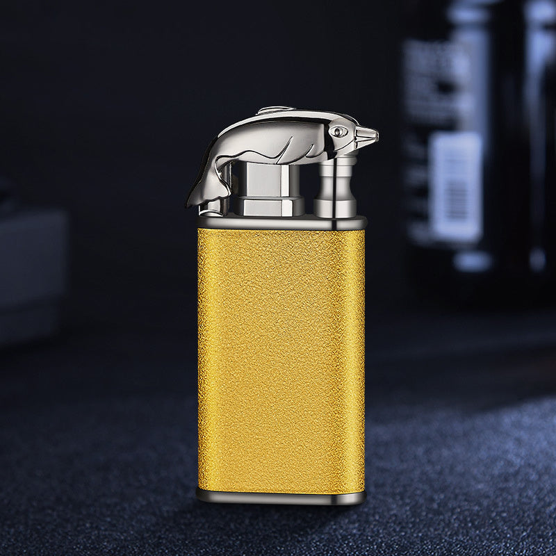 Metal Butane Lighter – Dual Flame Design
