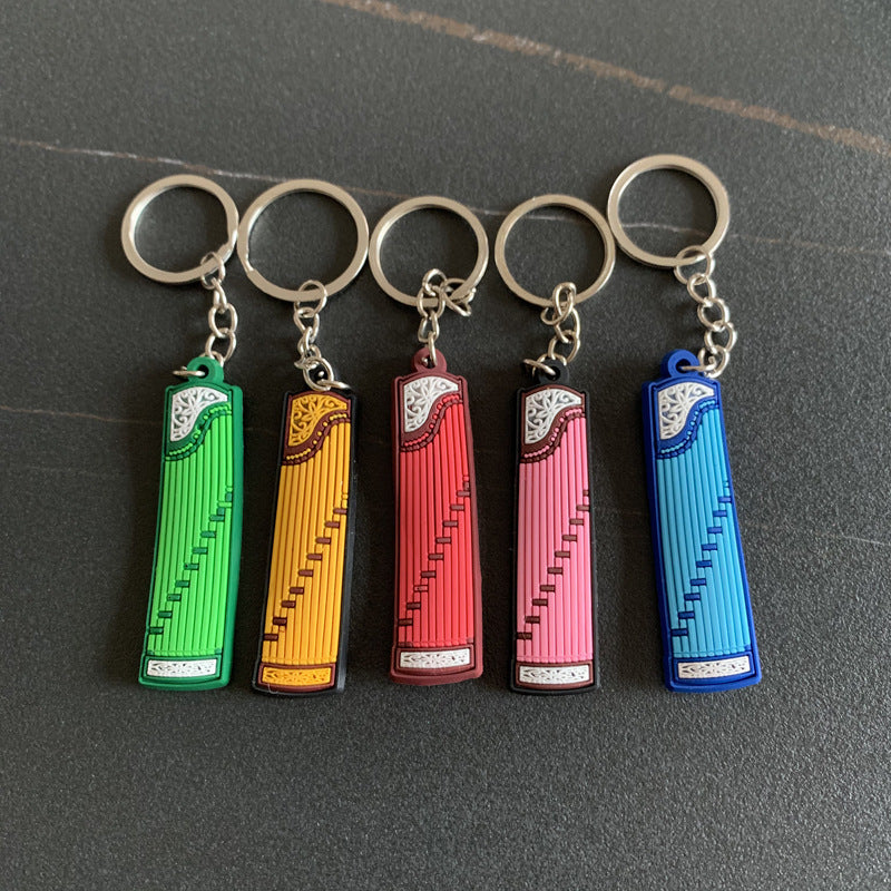 Musical Instruments Silicone Keychains