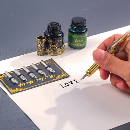 Vintage Calligraphy & Sealing Kit (6 Inks)