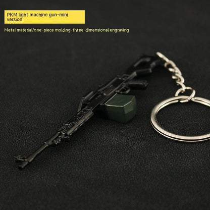 Metal Guns Keychains